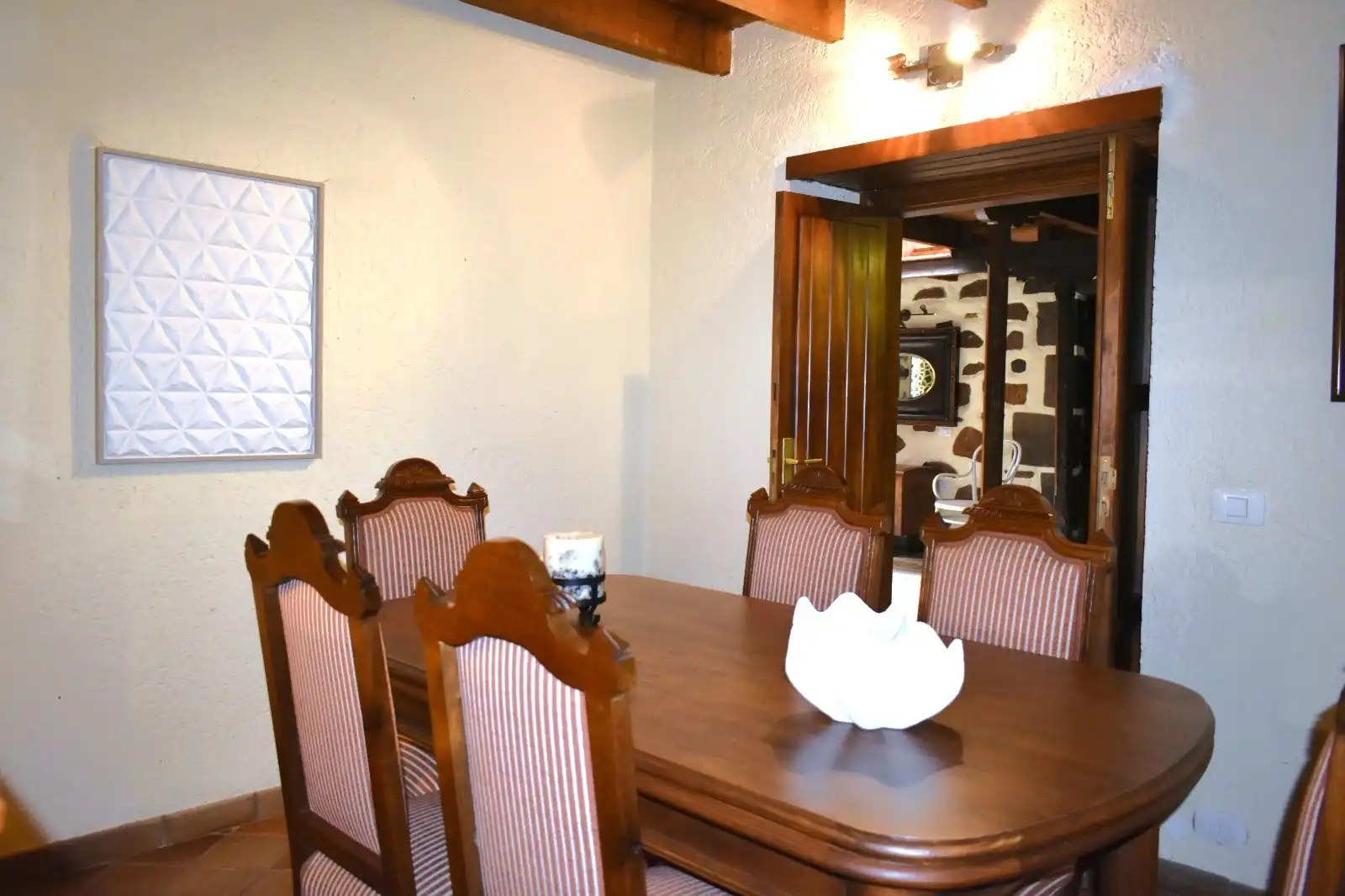 Comedor de Casa adosada en venta en Teror con Parquet, Terraza y Amueblado