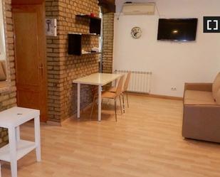 Living room of Flat to rent in  Madrid Capital  with Air Conditioner, Heating and Balcony