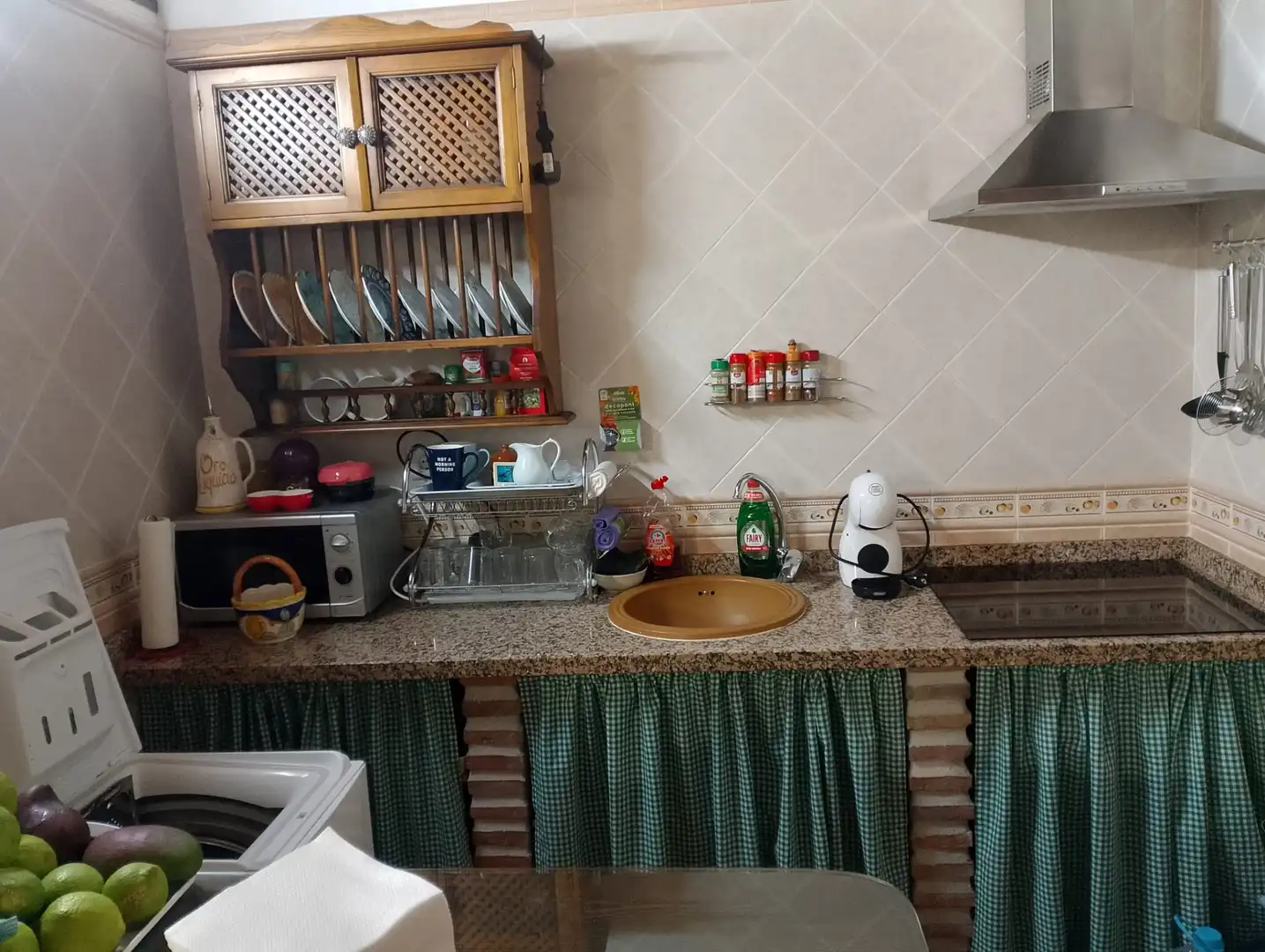 Cocina de Finca rústica en venta en Vélez-Málaga con Aire acondicionado, Jardín privado y Terraza