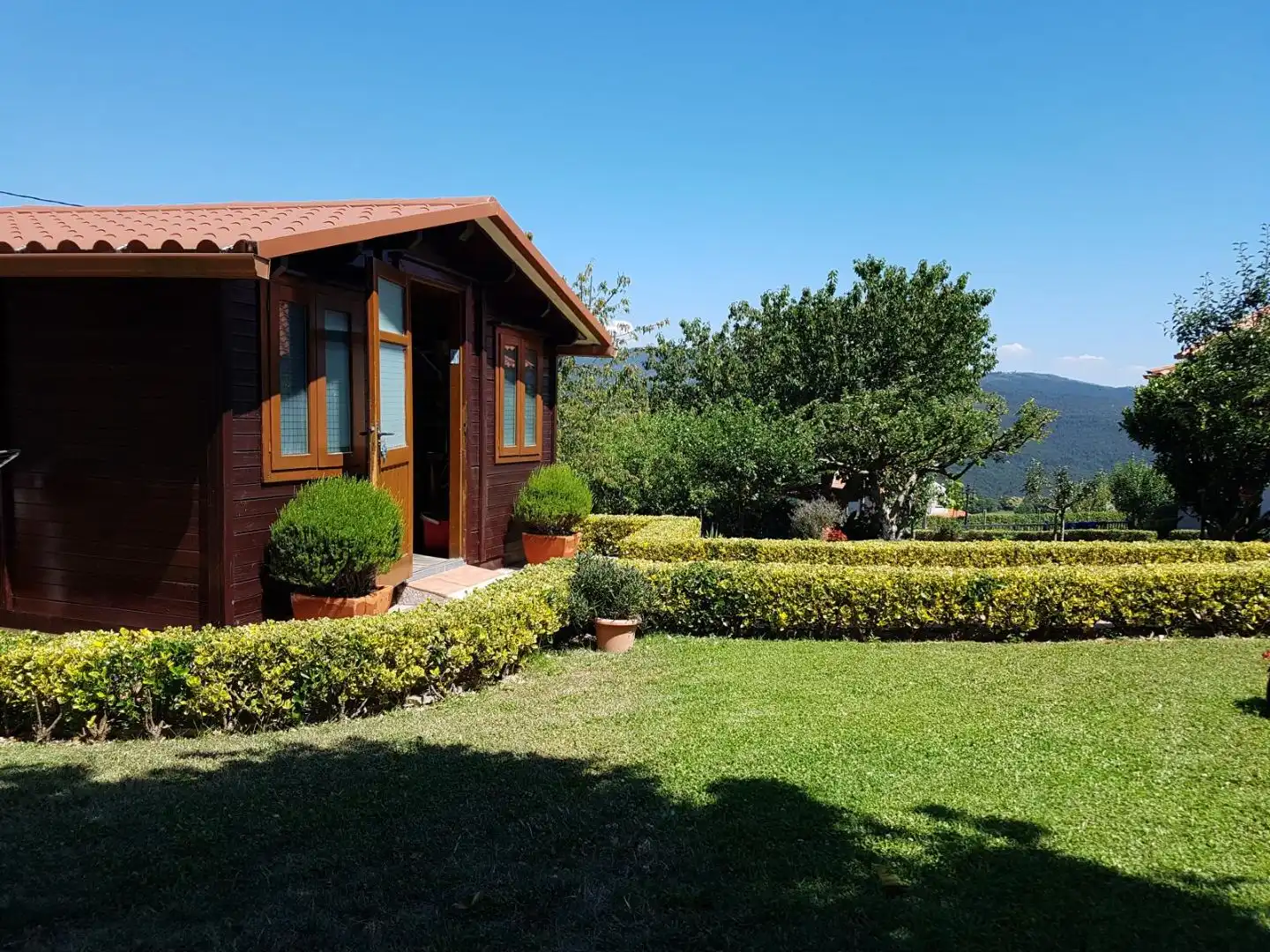 Jardí de Casa o xalet en venda en Campo Lameiro amb Piscina