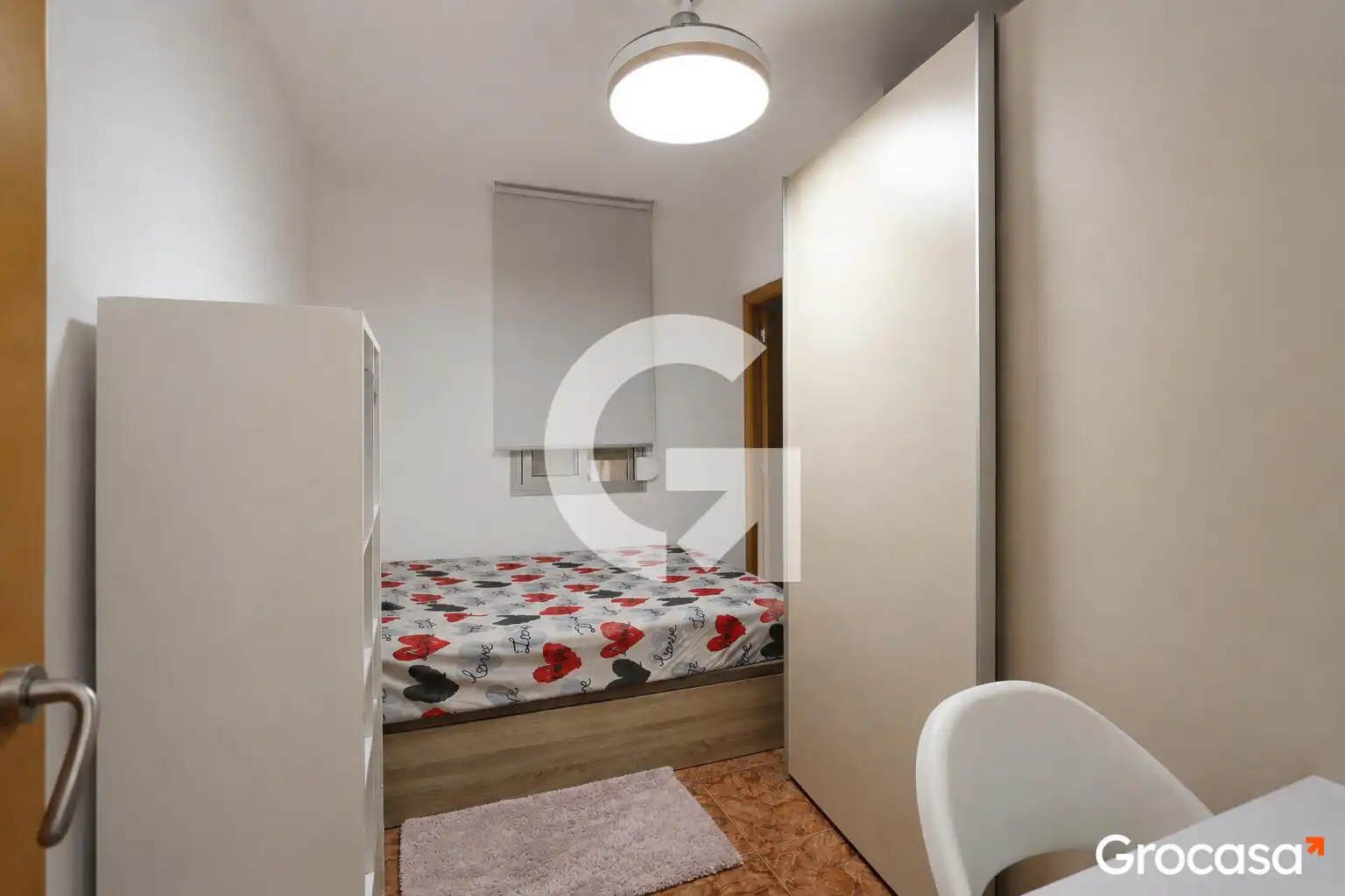 Schlafzimmer von Wohnung zum Verkauf in Sant Boi de Llobregat mit Klimaanlage, Heizung und Möbliert