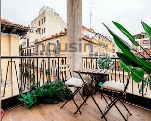 Terrace of Flat to rent in  Madrid Capital  with Air Conditioner, Heating and Terrace