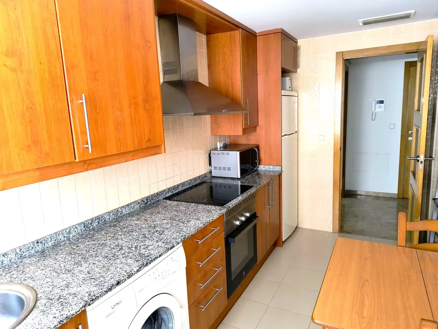 Kitchen of Flat for rent in Murcia  with Air Conditioner, Storage room and Furnished