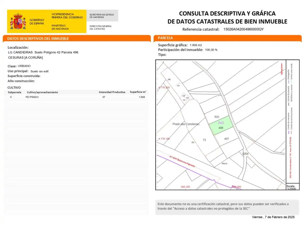 Terrenys i solars en venda a CANDIEIRAS, imagen 7