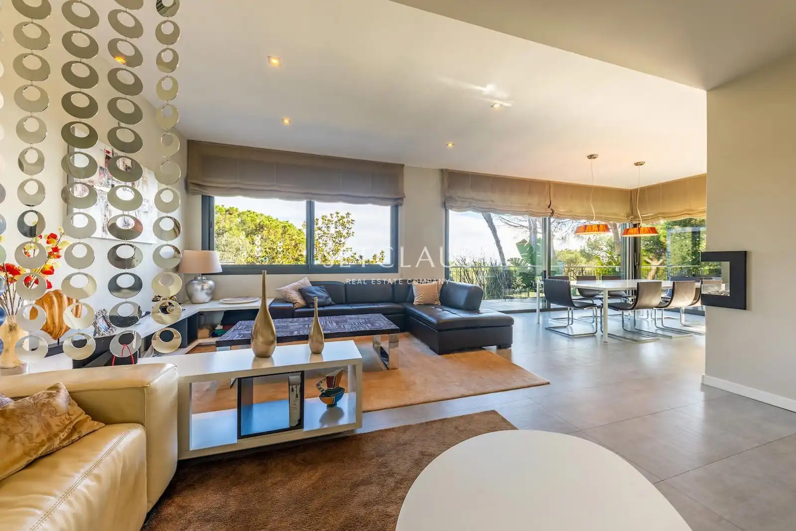Sala d'estar de Casa o xalet en venda en Premià de Dalt amb Aire condicionat, Calefacció i Jardí privat