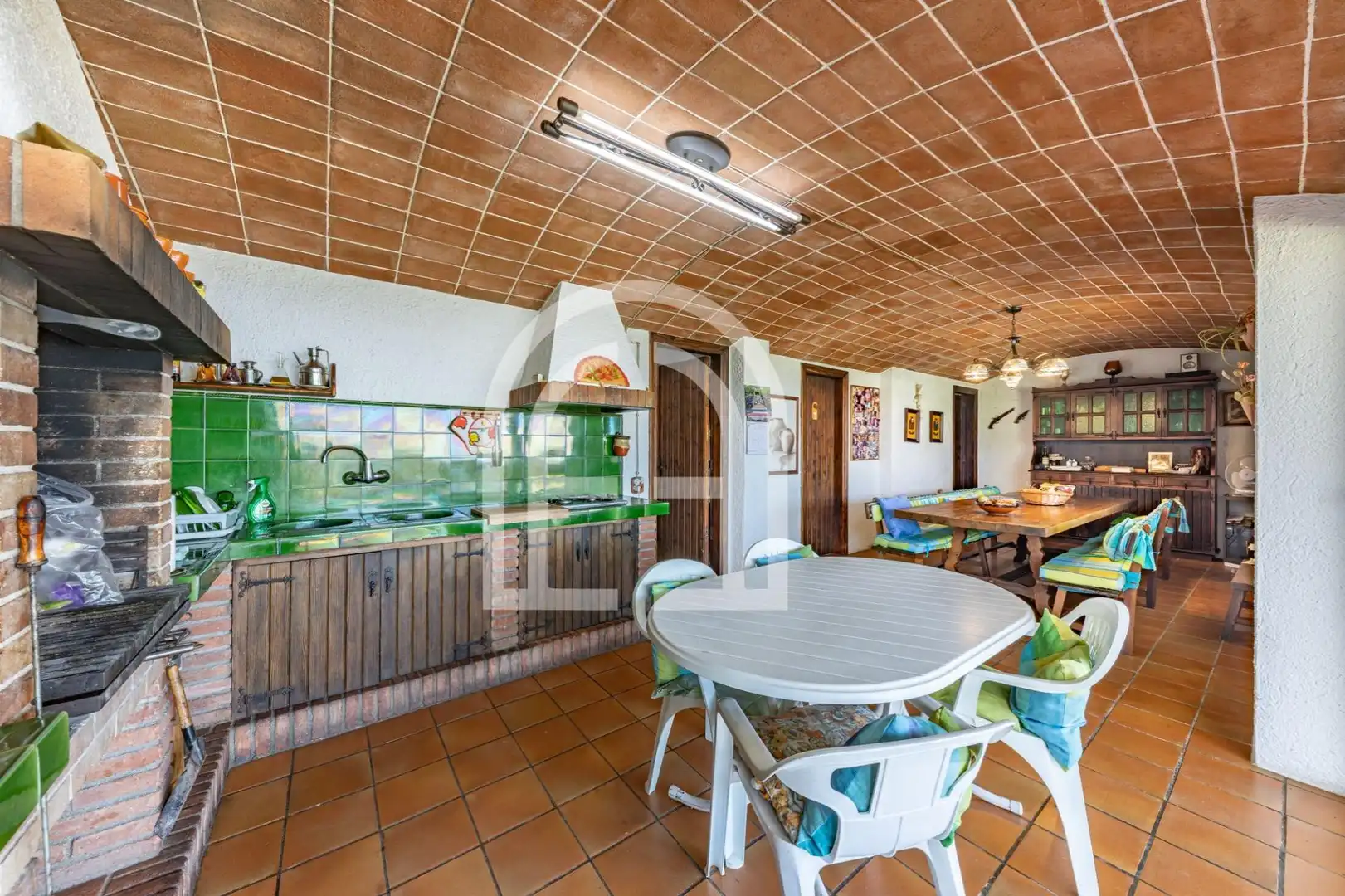 Cocina de Casa o chalet en venta en Teià con Calefacción, Jardín privado y Terraza