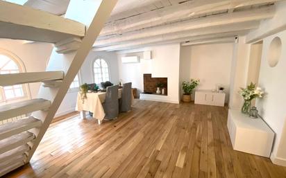 Living room of Attic for sale in  Madrid Capital  with Air Conditioner, Heating and Terrace