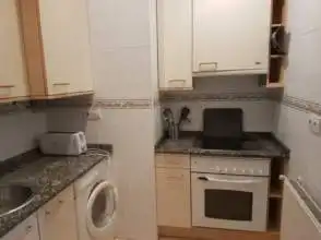 Kitchen of Flat for rent in Gijón   with Heating, Parquet flooring and Furnished