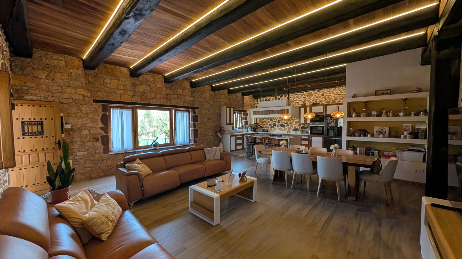 Sala d'estar de Casa o xalet en venda en Puerto del Rosario amb Jardí privat, Terrassa i Piscina