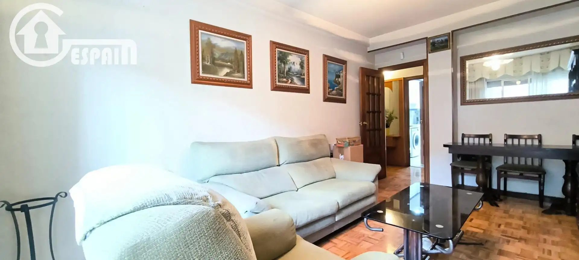 Sala de estar de Piso en venta en Madrid con Calefacción, Terraza y Amueblado