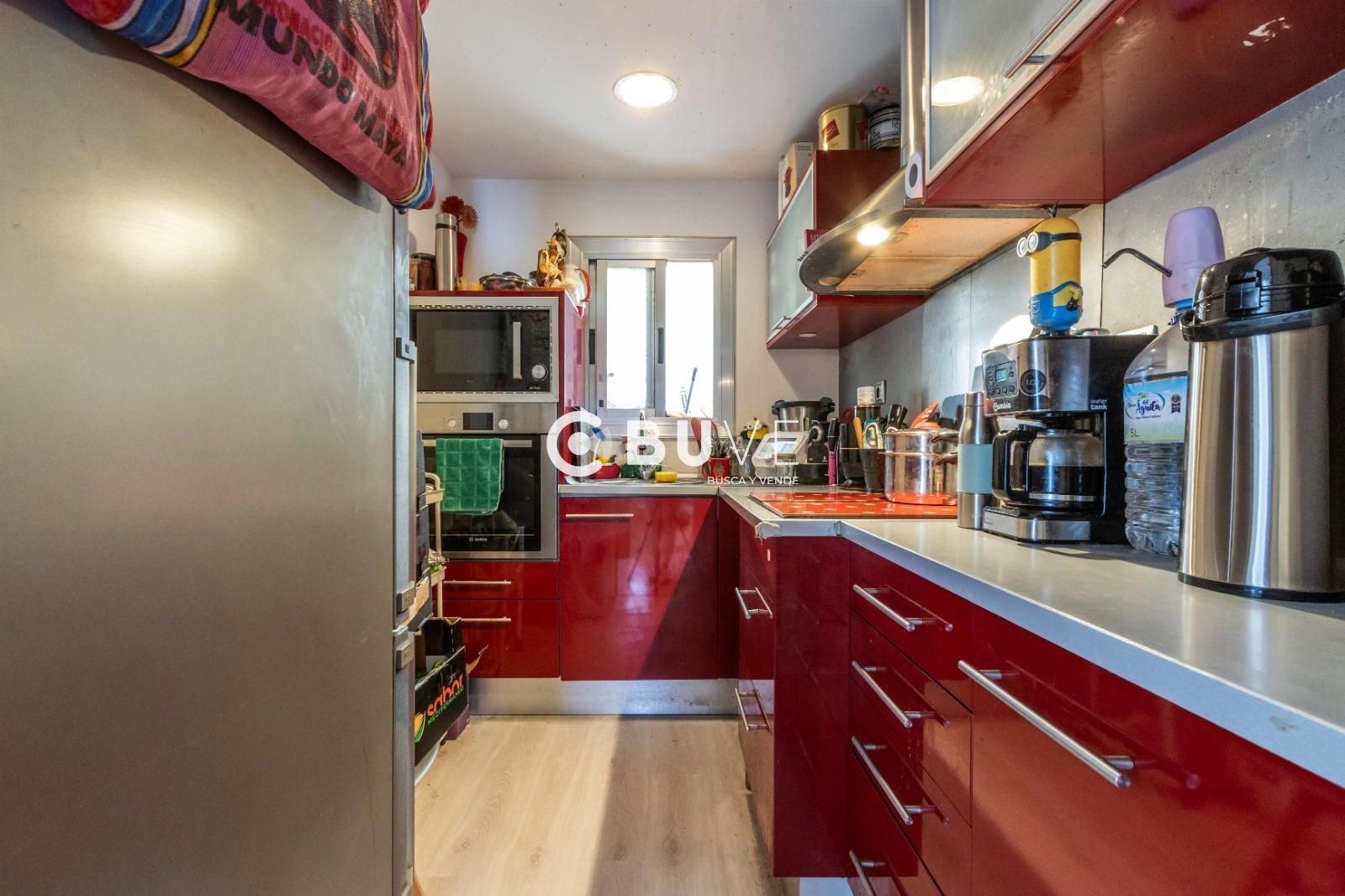Kitchen of Flat for sale in Terrassa  with Terrace and Furnished
