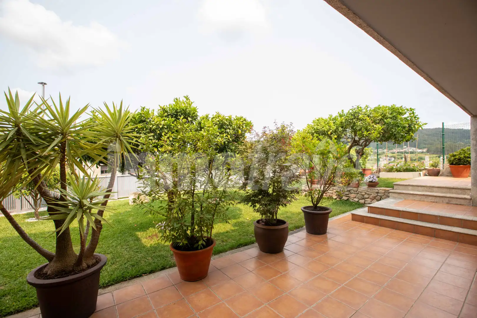 Terraza de Casa o chalet en venta en Sanxenxo con Calefacción, Jardín privado y Parquet