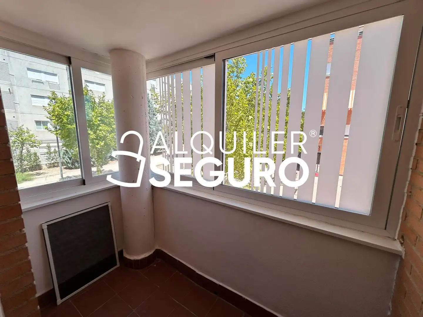 Balcony of Flat for rent in Rivas-Vaciamadrid  with Air Conditioner, Heating and Storage room