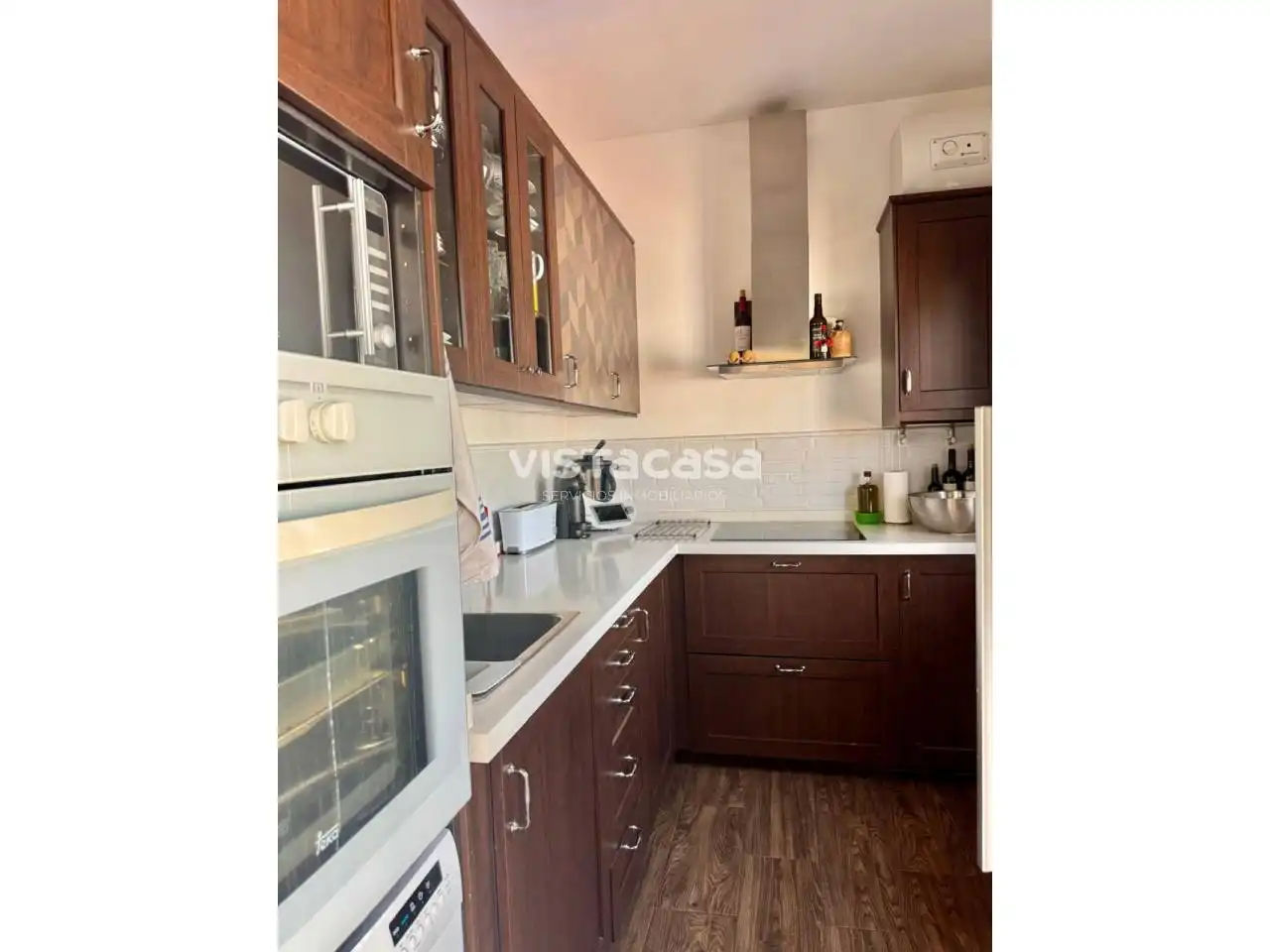 Cocina de Casa o chalet en venta en Mairena del Alcor con Aire acondicionado, Calefacción y Jardín privado
