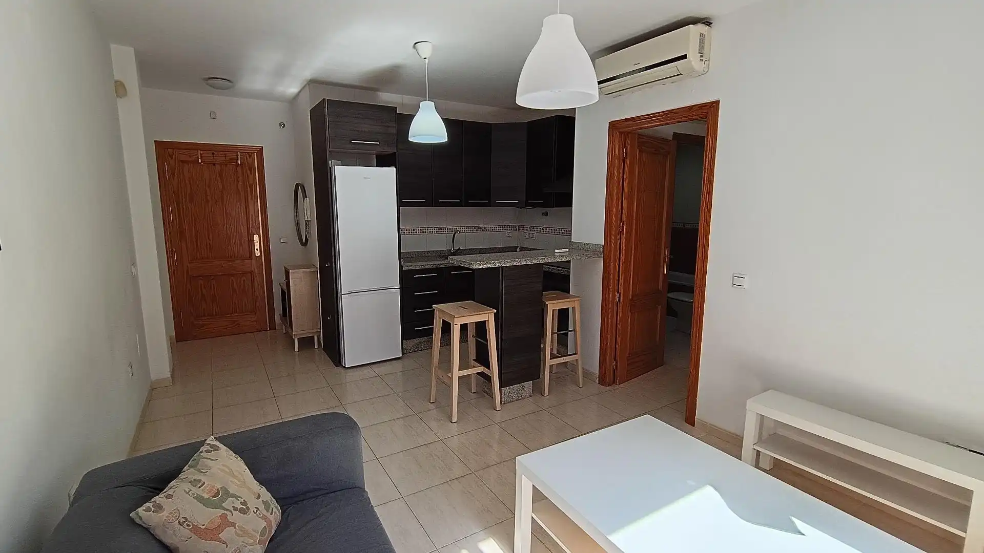 Kitchen of Flat for sale in Roquetas de Mar  with Air Conditioner, Heating and Terrace