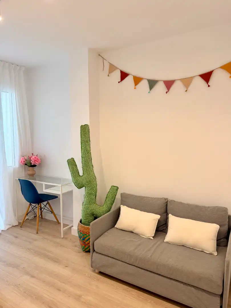 Sala de estar de Piso en venta en Girona con Aire acondicionado, Calefacción y Parquet