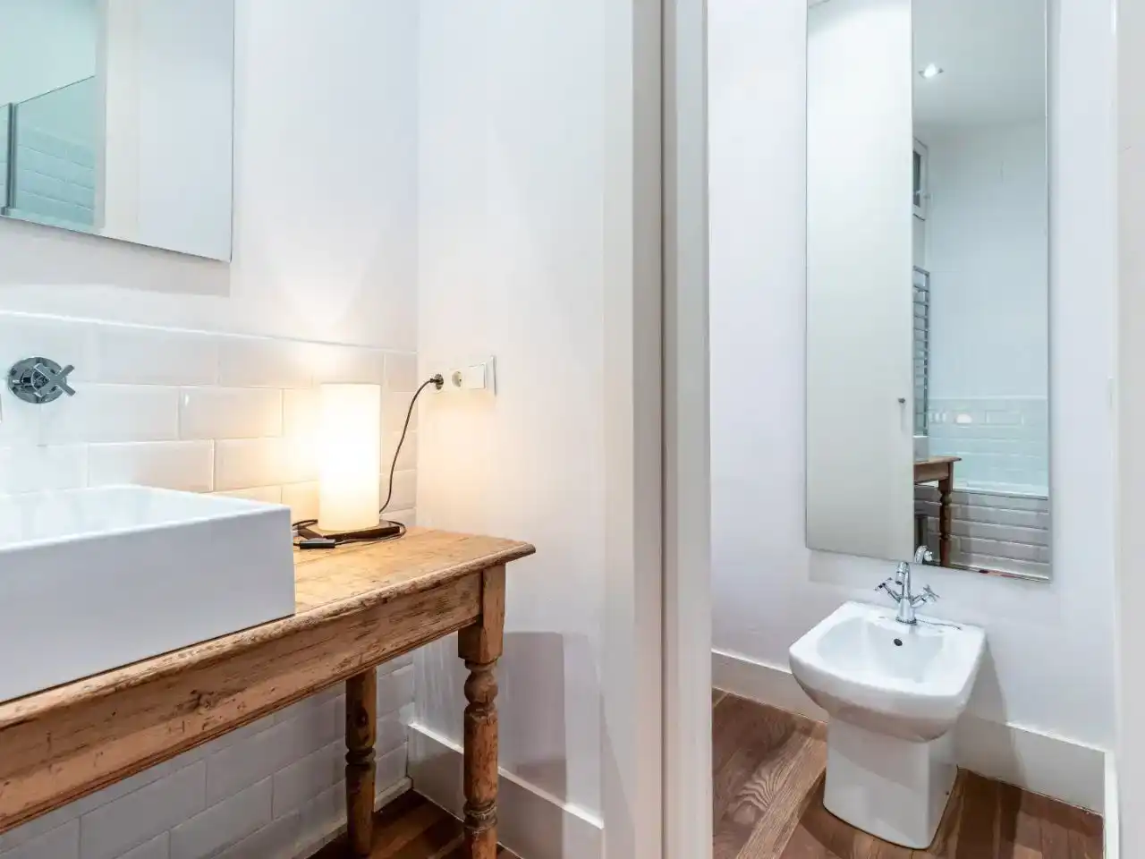 Baño de Apartamento de alquiler en Centro