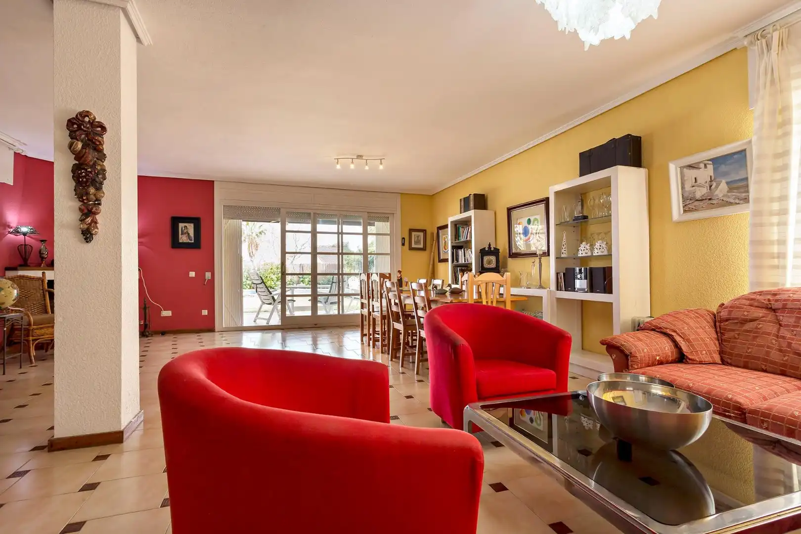 Living room of Houses for sale in Roquetas de Mar  with Air Conditioner, Private garden and Terrace