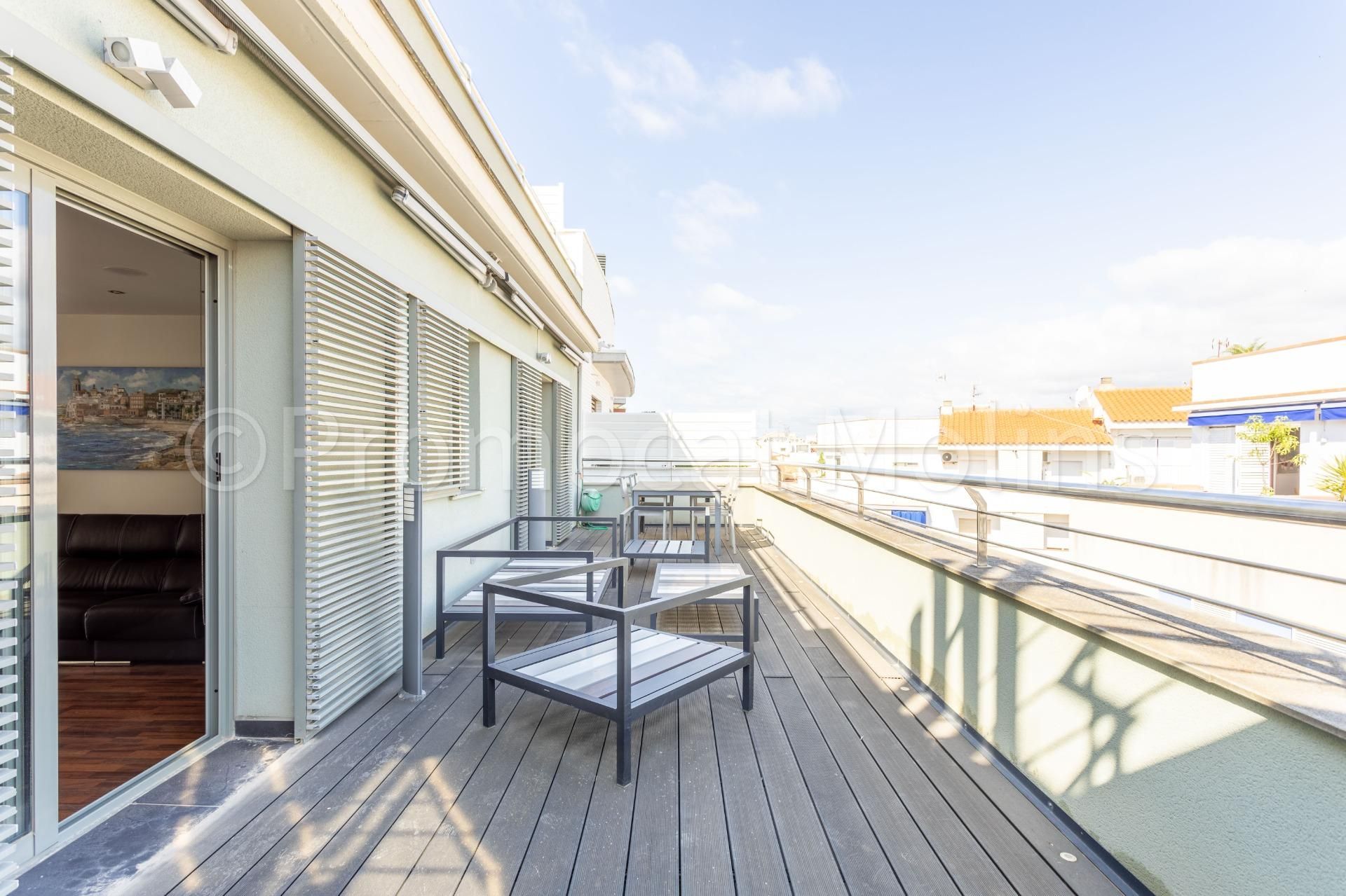 Terraza de Ático en venta en Sitges con Aire acondicionado, Calefacción y Terraza