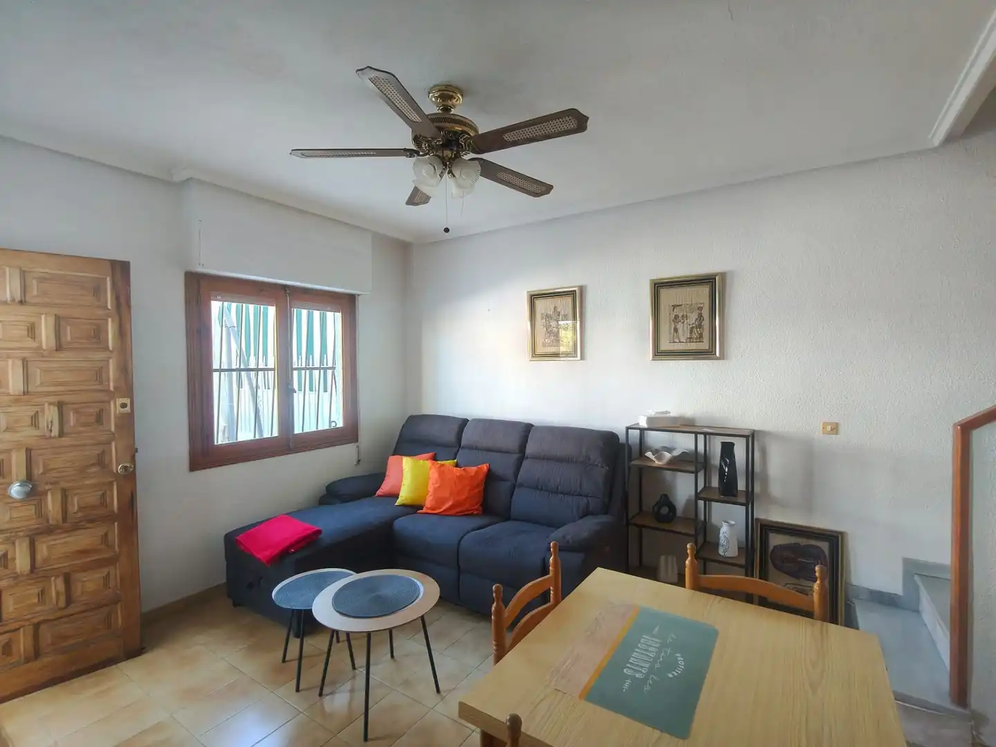 Sala de estar de Casa o chalet de alquiler en Santa Pola con Aire acondicionado, Calefacción y Amueblado