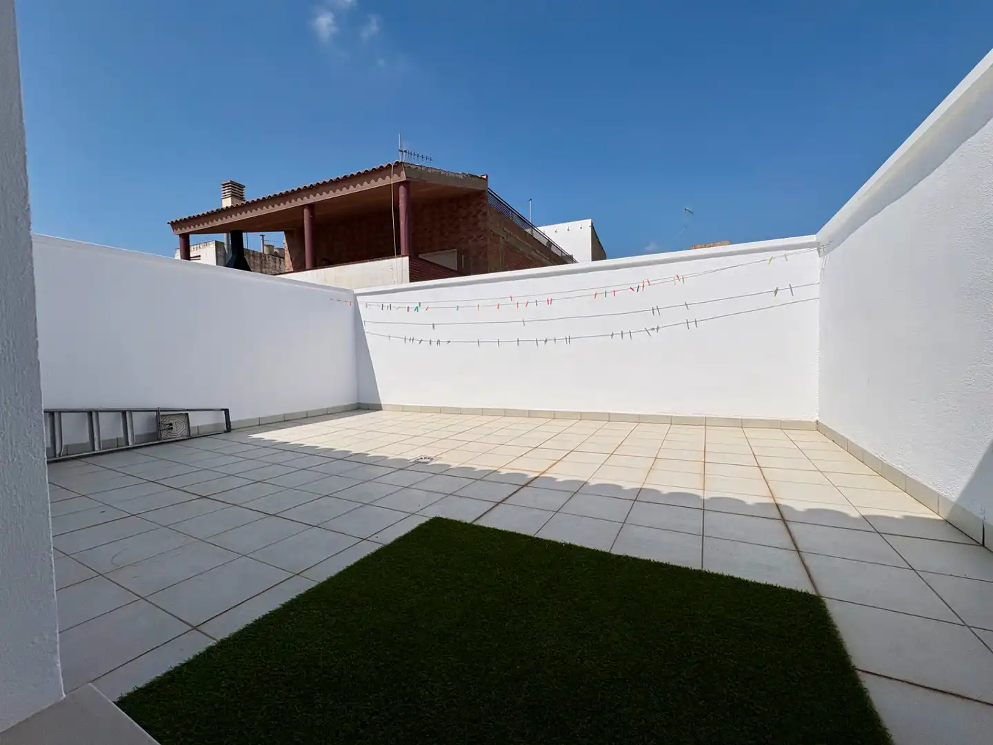 Terrassa de Casa adosada de lloguer en Sant Jaume d'Enveja amb Aire condicionat, Terrassa i Moblat