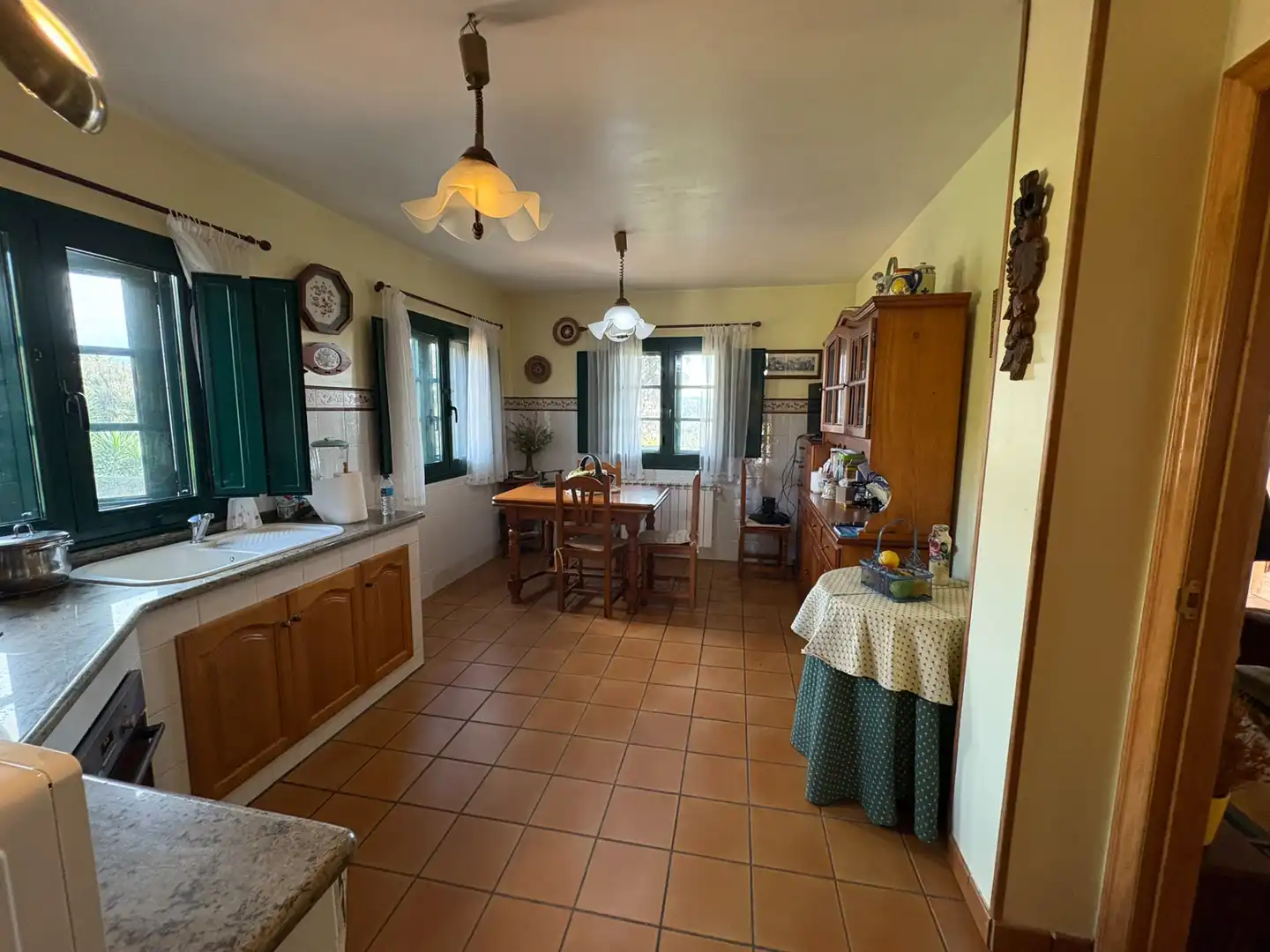 Cocina de Casa o chalet en venta en Narón con Calefacción, Jardín privado y Parquet