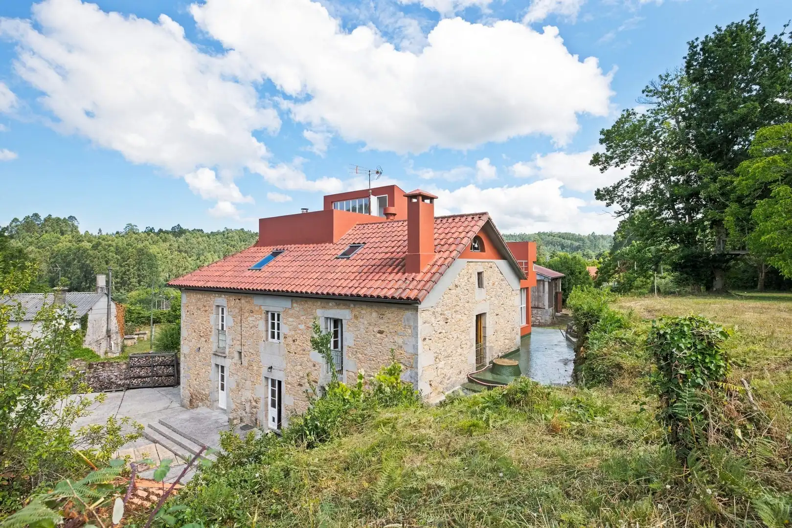 Vista exterior de Finca rústica en venda en Vilarmaior amb Calefacció, Jardí privat i Terrassa