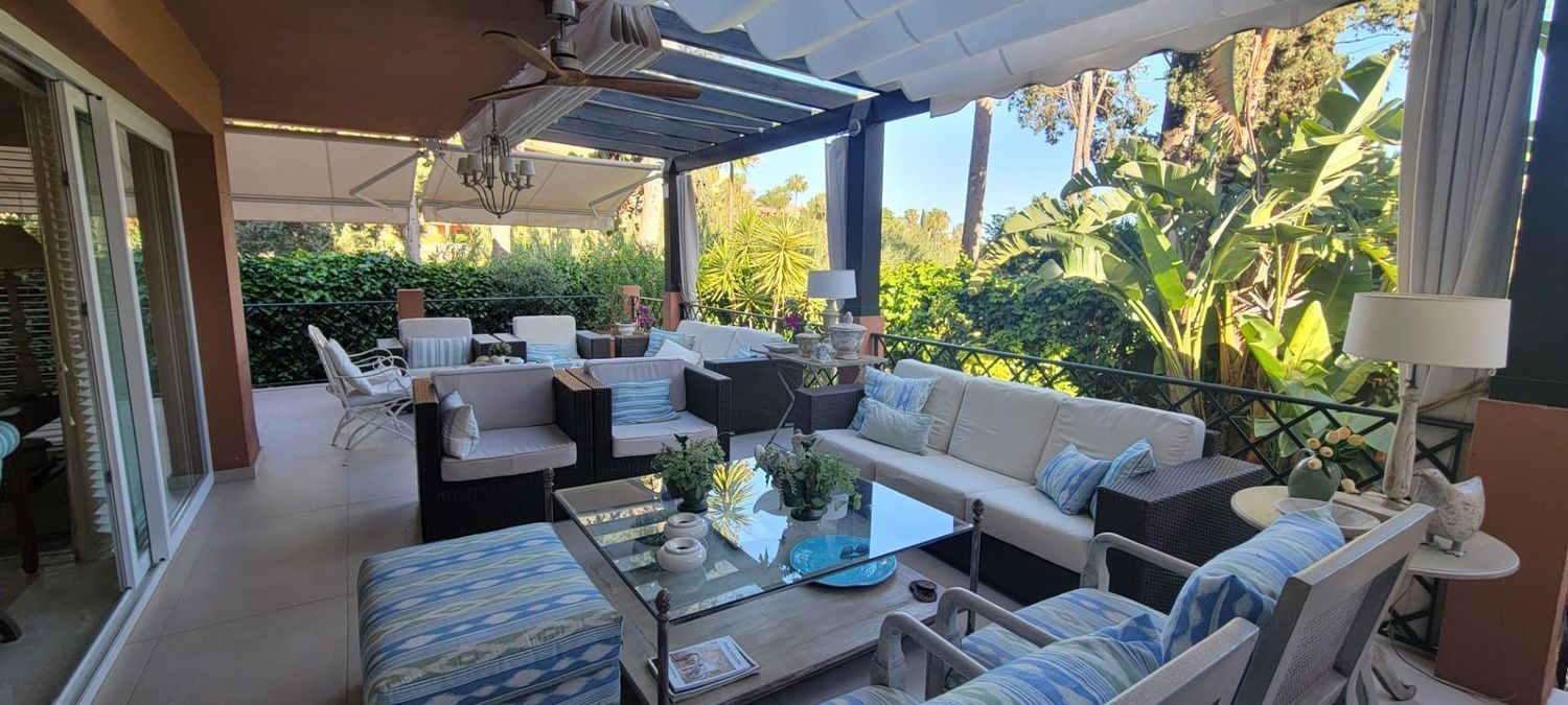 Terrace of Flat to rent in Marbella  with Heating