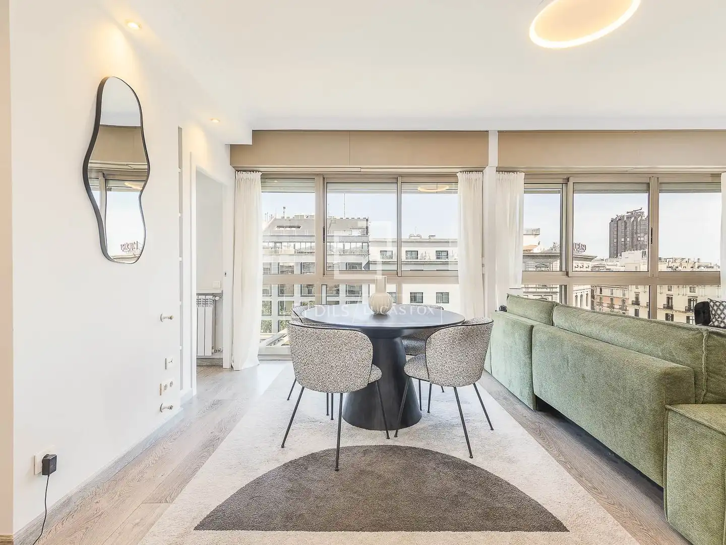 Sala de estar de Ático en venta en Barcelona con Aire acondicionado, Calefacción y Trastero