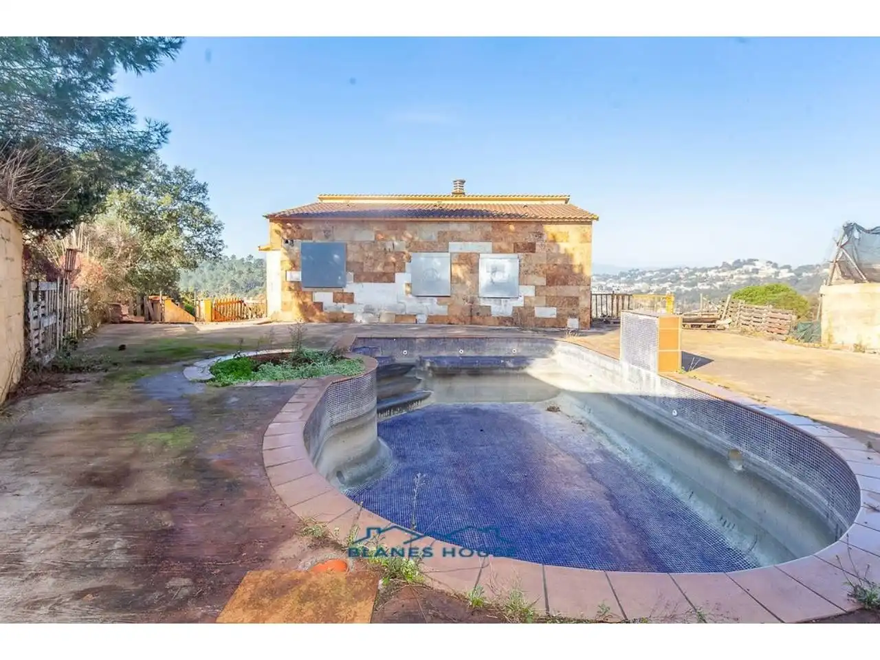 Piscina de Casa o xalet en venda en Lloret de Mar amb Jardí privat, Terrassa i Piscina