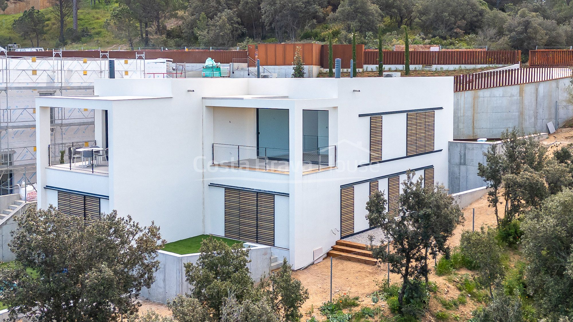 Exterior view of Single-family semi-detached for sale in Begur  with Air Conditioner, Heating and Private garden