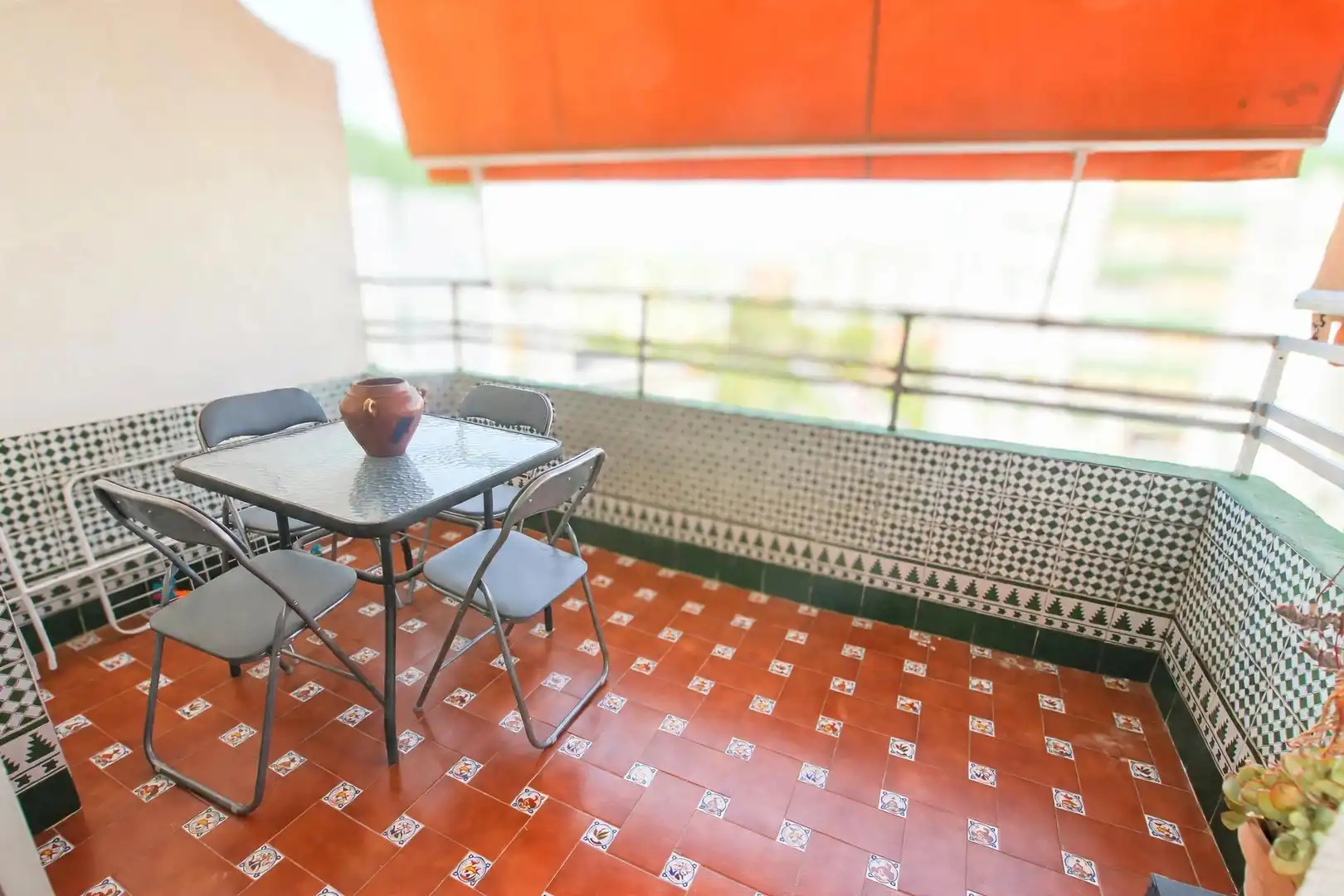 Terrasse von Wohnung zum Verkauf in Jerez de la Frontera mit Klimaanlage, Parkett und Terrasse