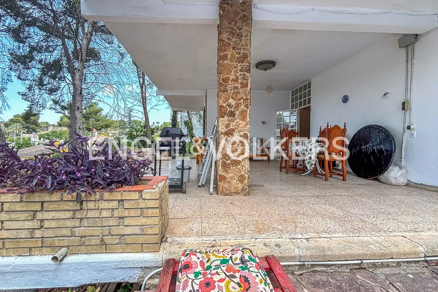 Terrace of Houses for rent in Paterna  with Air Conditioner, Heating and Private garden