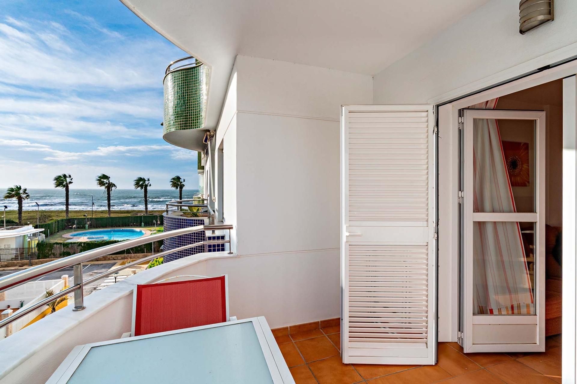 Balcony of Flat for sale in El Ejido  with Air Conditioner, Private garden and Terrace