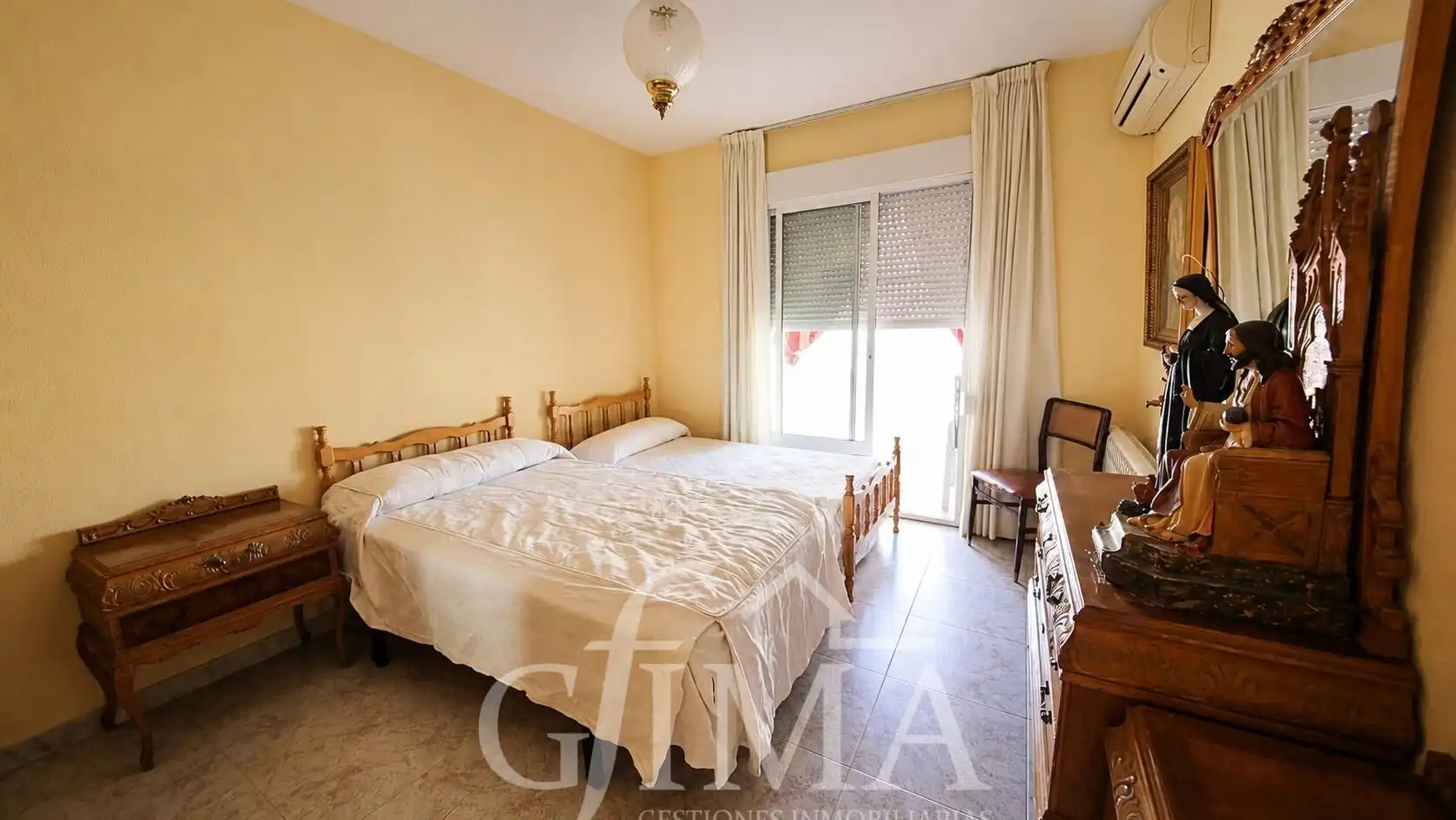 Bedroom of Attic for sale in Tomelloso  with Heating, Terrace and Furnished
