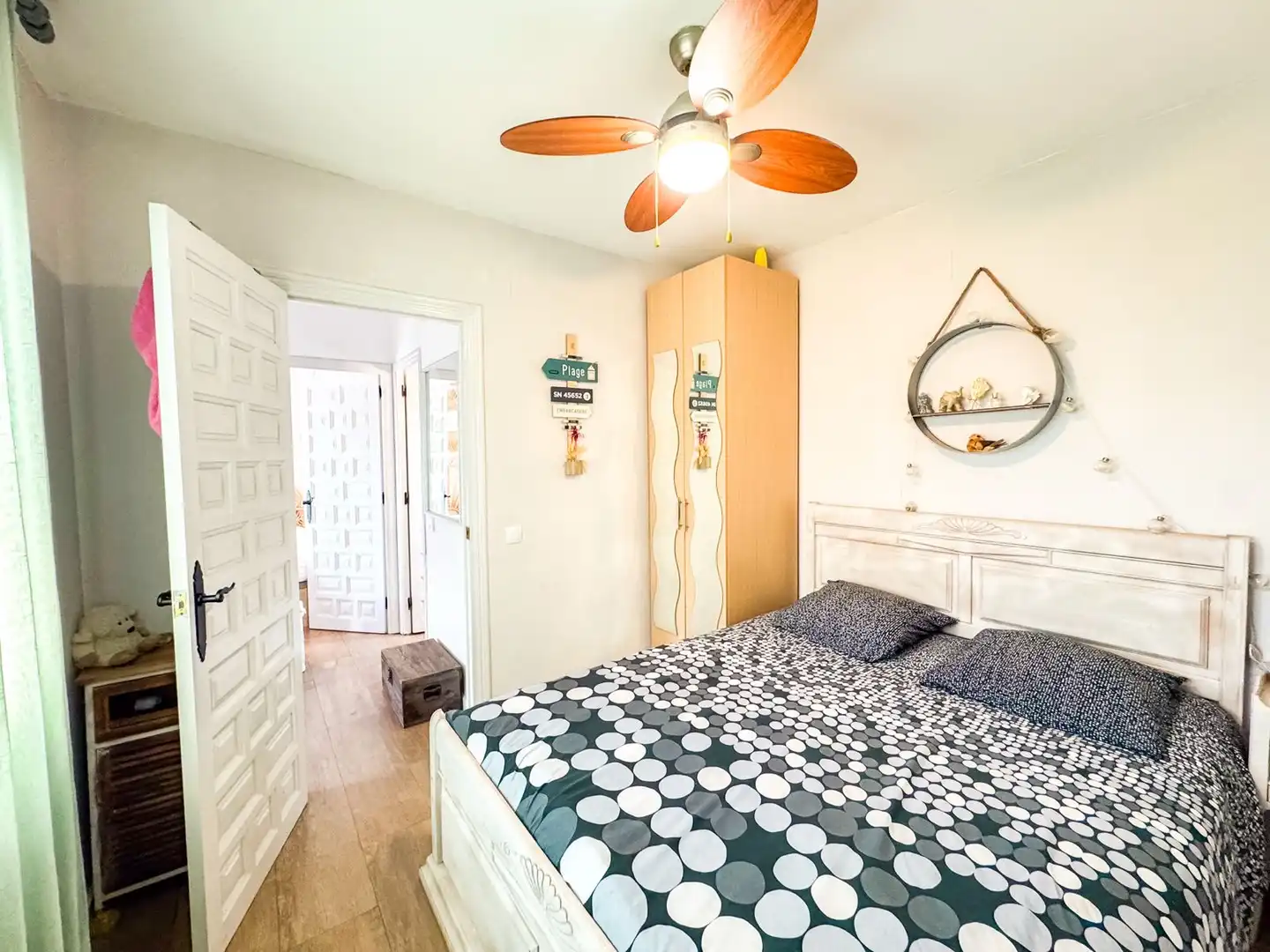 Dormitori de Casa o xalet de lloguer en Mont-roig del Camp amb Aire condicionat, Jardí privat i Terrassa