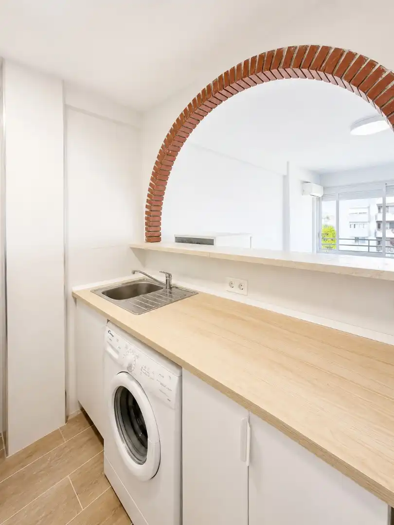 Cocina de Apartamento en venta en Benalmádena con Aire acondicionado, Terraza y Amueblado