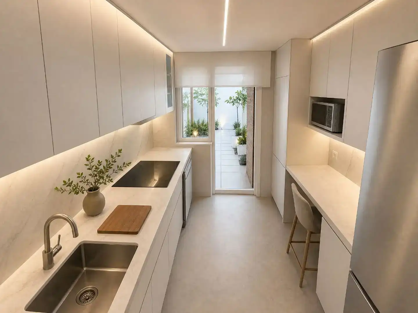 Cuina de Pis en venda en Madrid amb Aire condicionat, Jardí privat i Parquet