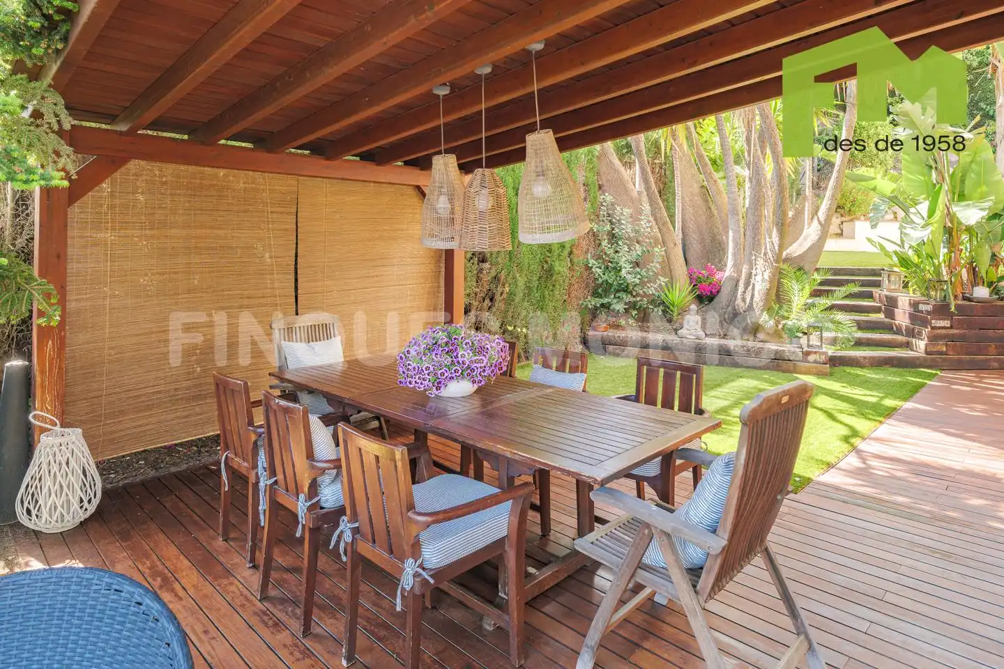 Terrassa de Casa o xalet en venda en Teià amb Aire condicionat, Calefacció i Jardí privat