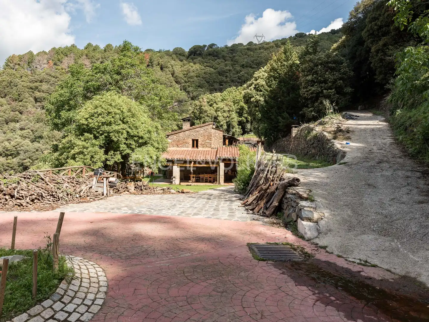 Vista exterior de Finca rústica en venta en Fogars de Montclús con Calefacción, Jardín privado y Trastero
