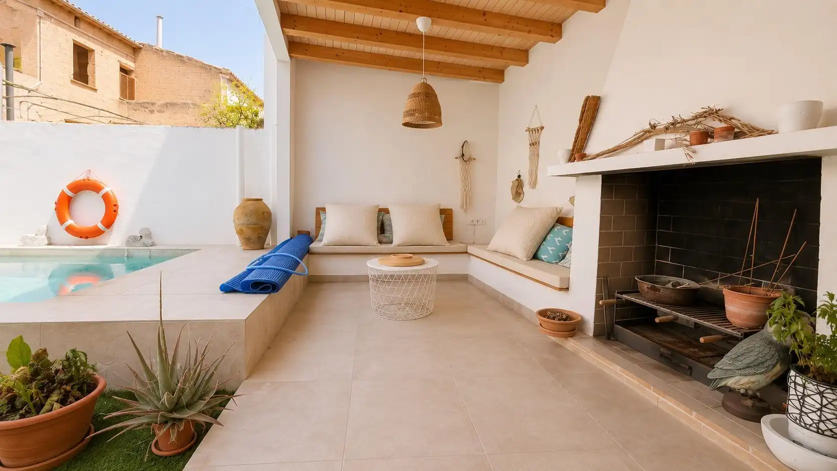 Terraza de Casa o chalet en venta en Inca con Terraza, Piscina y Amueblado