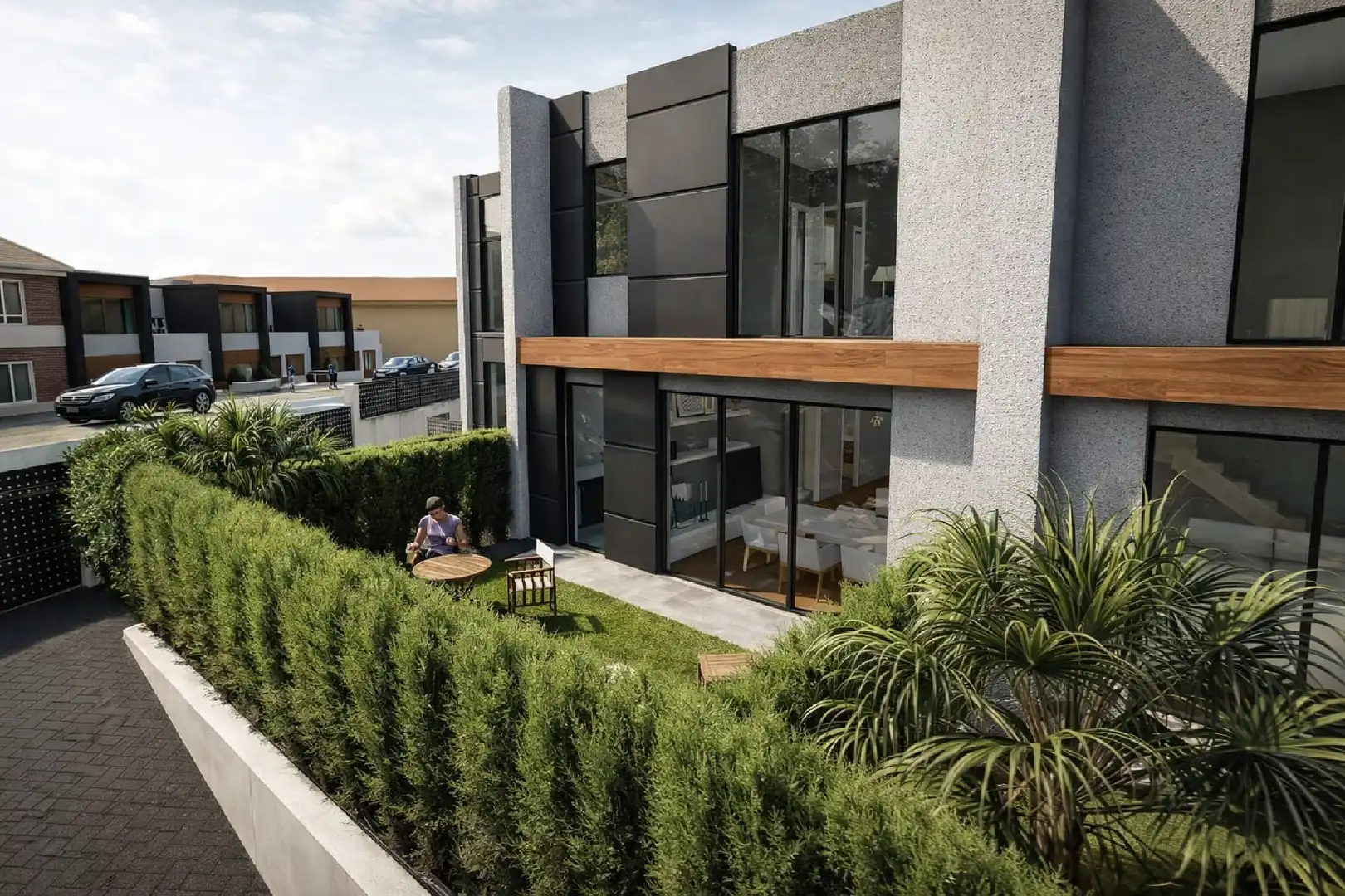 Vista exterior de Casa o xalet en venda en Palencia amb Calefacció, Jardí privat i Terrassa
