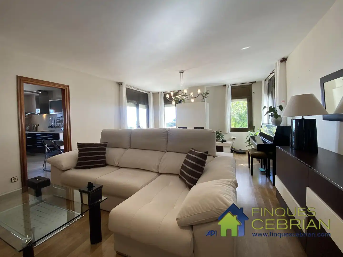Living room of Houses for sale in Alella  with Heating, Terrace and Storage room