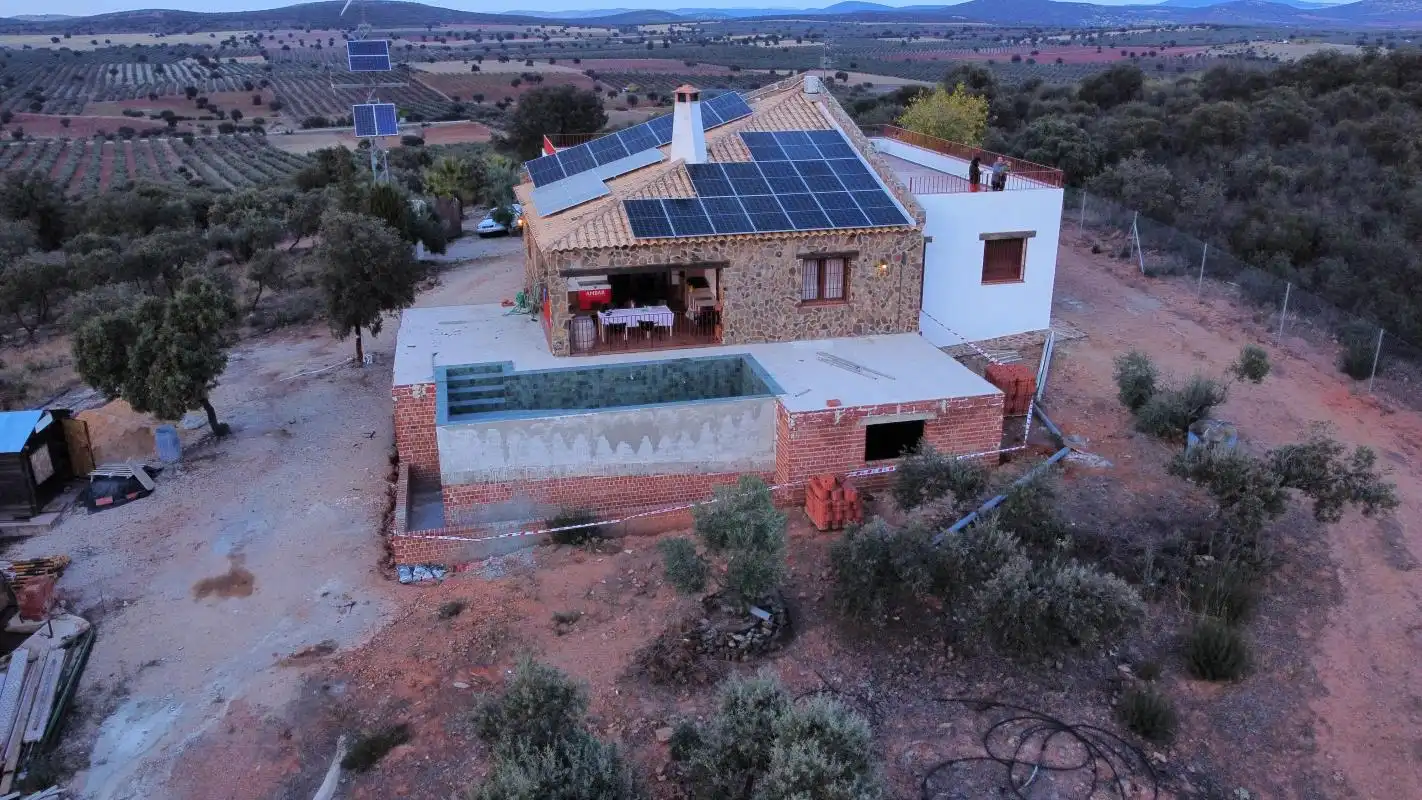 Garden of Houses for sale in Torre de Juan Abad  with Air Conditioner, Heating and Private garden
