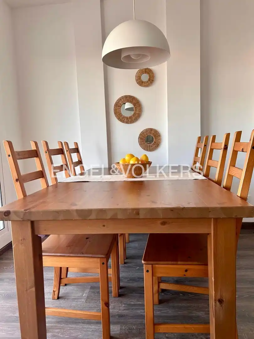 Esszimmer von Wohnung zur Miete in Sitges mit Klimaanlage, Heizung und Terrasse