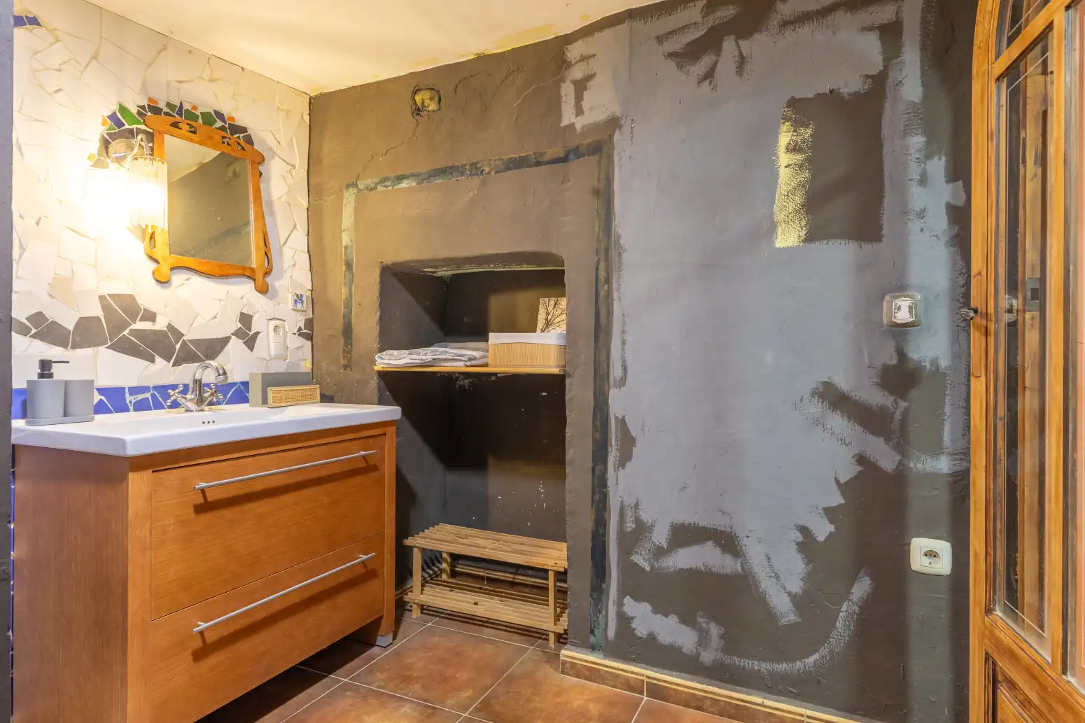 Baño de Casa o chalet en venta en Algar de Palància con Parquet, Terraza y Trastero