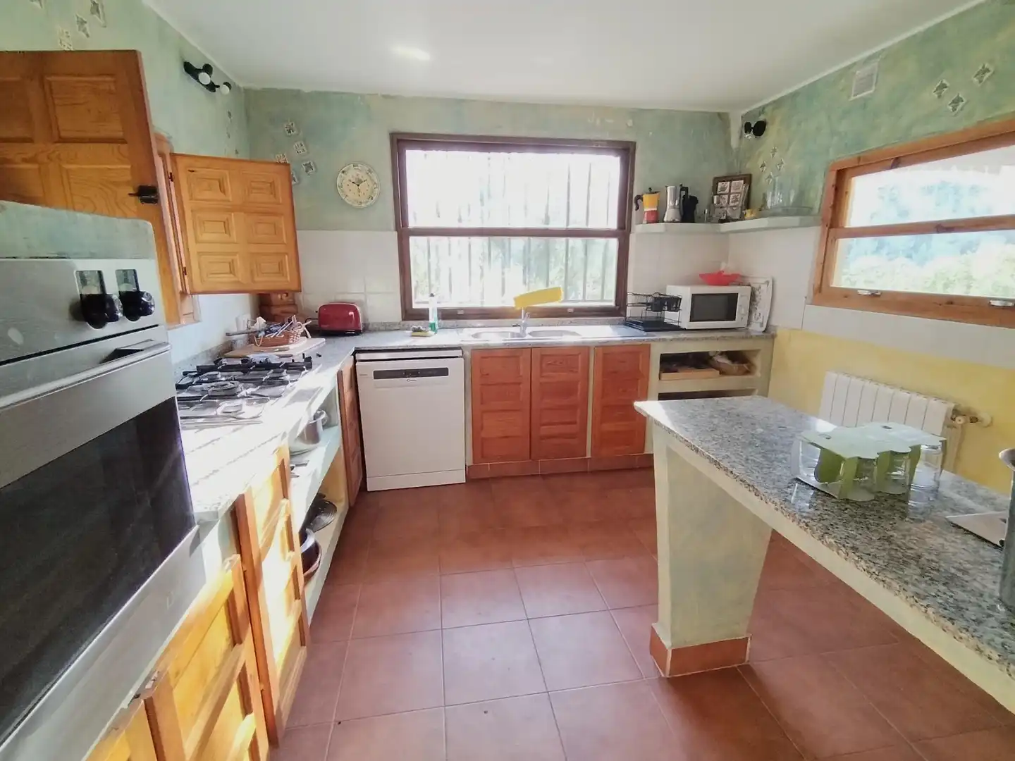 Cuina de Finca rústica en venda en Relleu amb Aire condicionat, Jardí privat i Terrassa