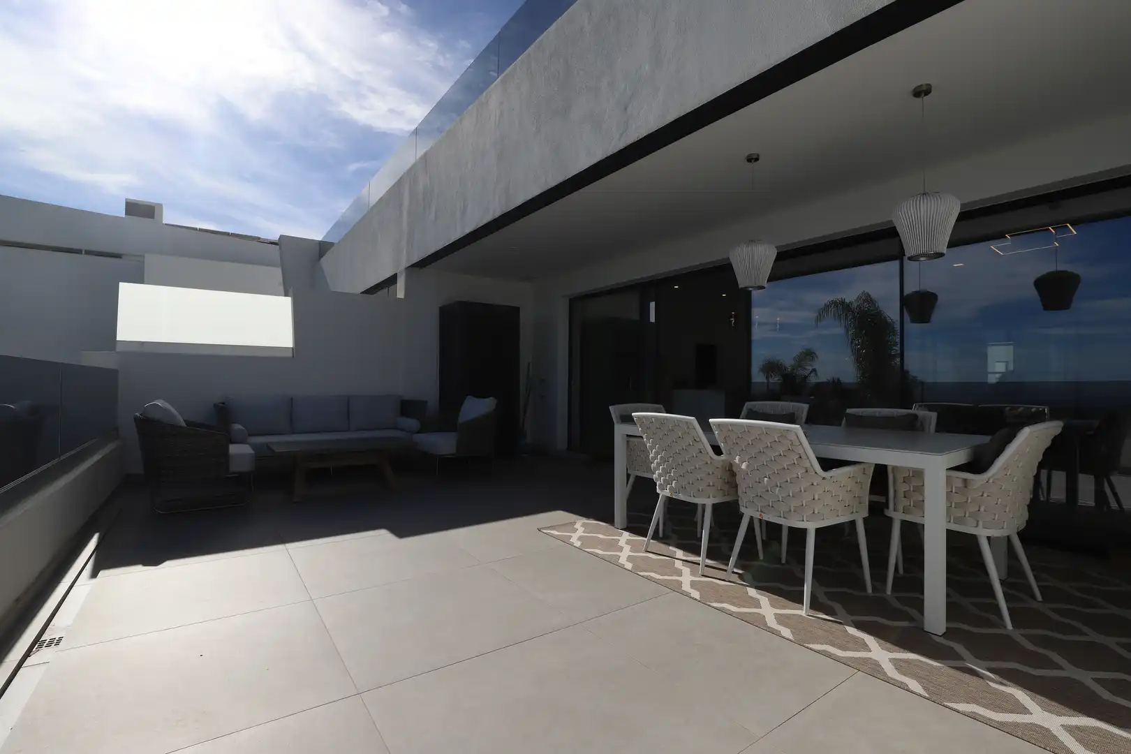 Terrasse von Wohnungen zur Miete in Estepona mit Klimaanlage, Heizung und Terrasse