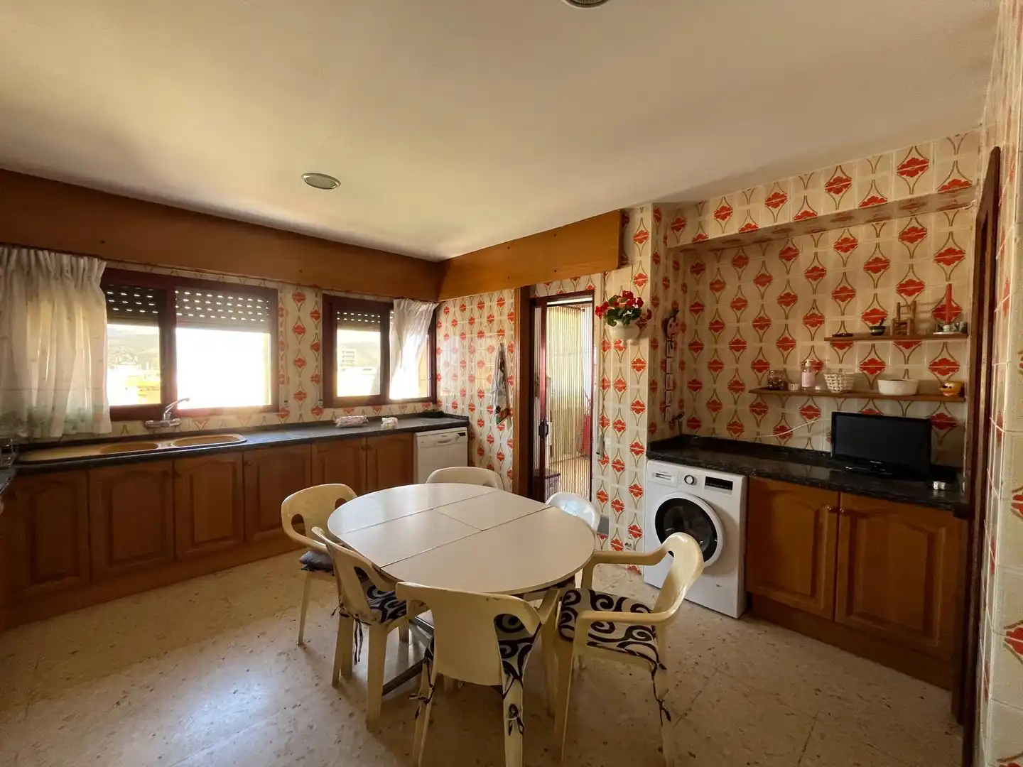 Cocina de Apartamento en venta en Gandia con Terraza, Amueblado y Piscina comunitaria
