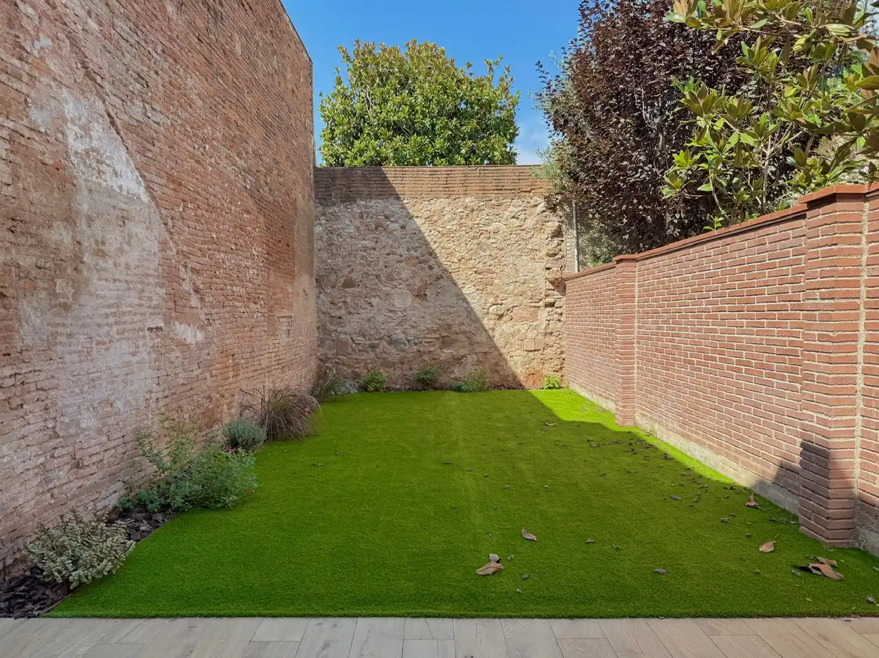 Jardín de Piso de alquiler en Sabadell con Aire acondicionado, Calefacción y Jardín privado